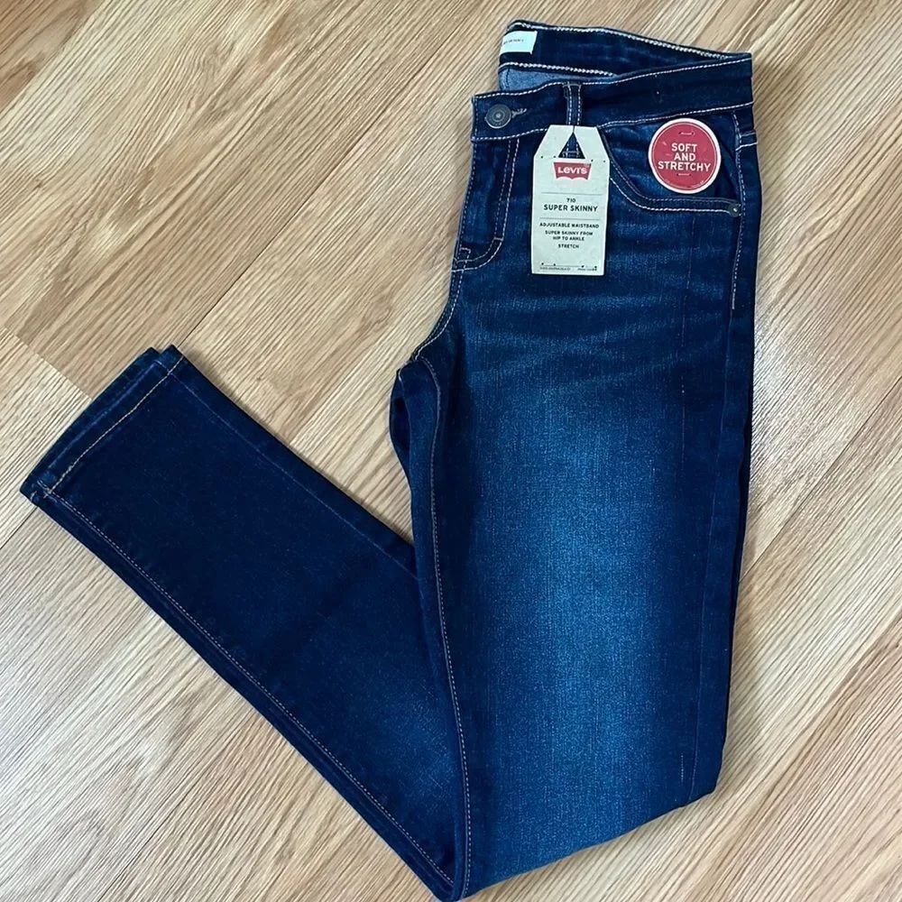 Levi’s Girls 710 Super Skinny Size 16 R Jeans